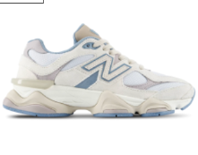 New Balance 9060 chunky sneaker in white and stone colourway